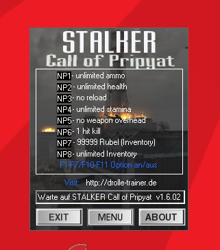 Stalker call of pripyat console commands for money